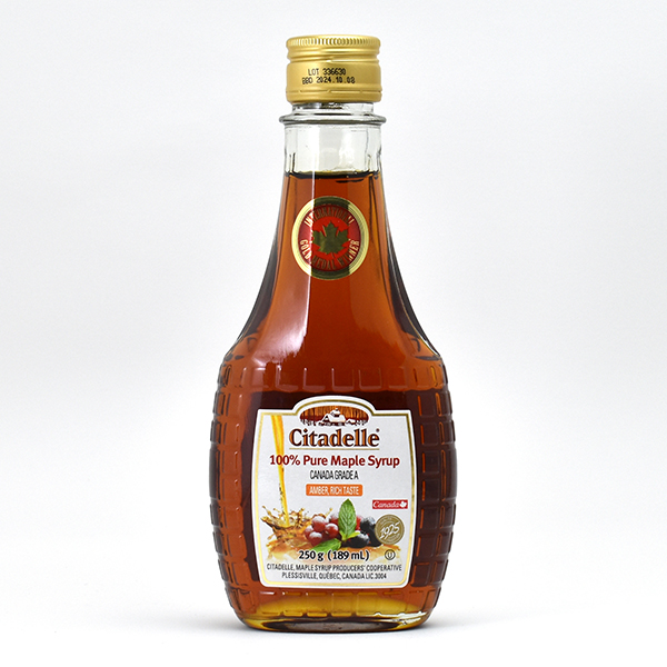 National Den-en / シタデール メープルシロップ アンバーリッチ (CITADELLE PURE MAPLE SYRUP AMBER  RICH TASTE 250g)