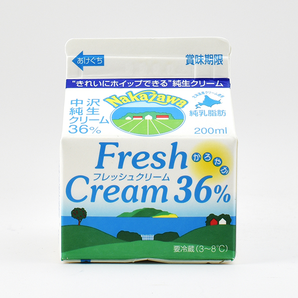National Den-en / 中沢 フレッシュ クリーム 36％ 200ML